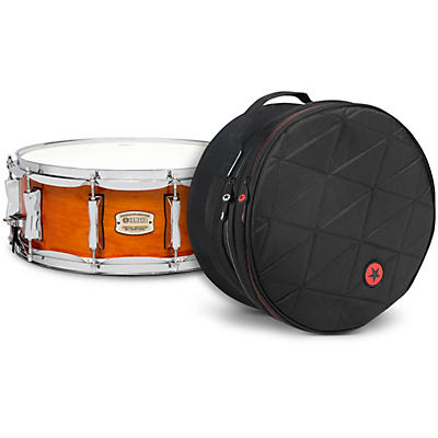 Yamaha Honey Amber Stage Custom Birch Snare with Road Runner Bag