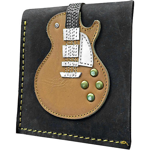 Honey Burst Single Cutaway Electric Guitar Wallet - Handmade - Genuine Leather