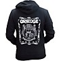 Orange Amplifiers Hoodie with Orange Logo and Crest XX Large Black