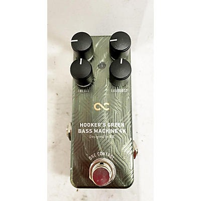 One Control Hooker's Green Bass Machine 4K Effect Pedal