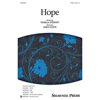 Shawnee Press Hope TTBB composed by Pamela Stewart