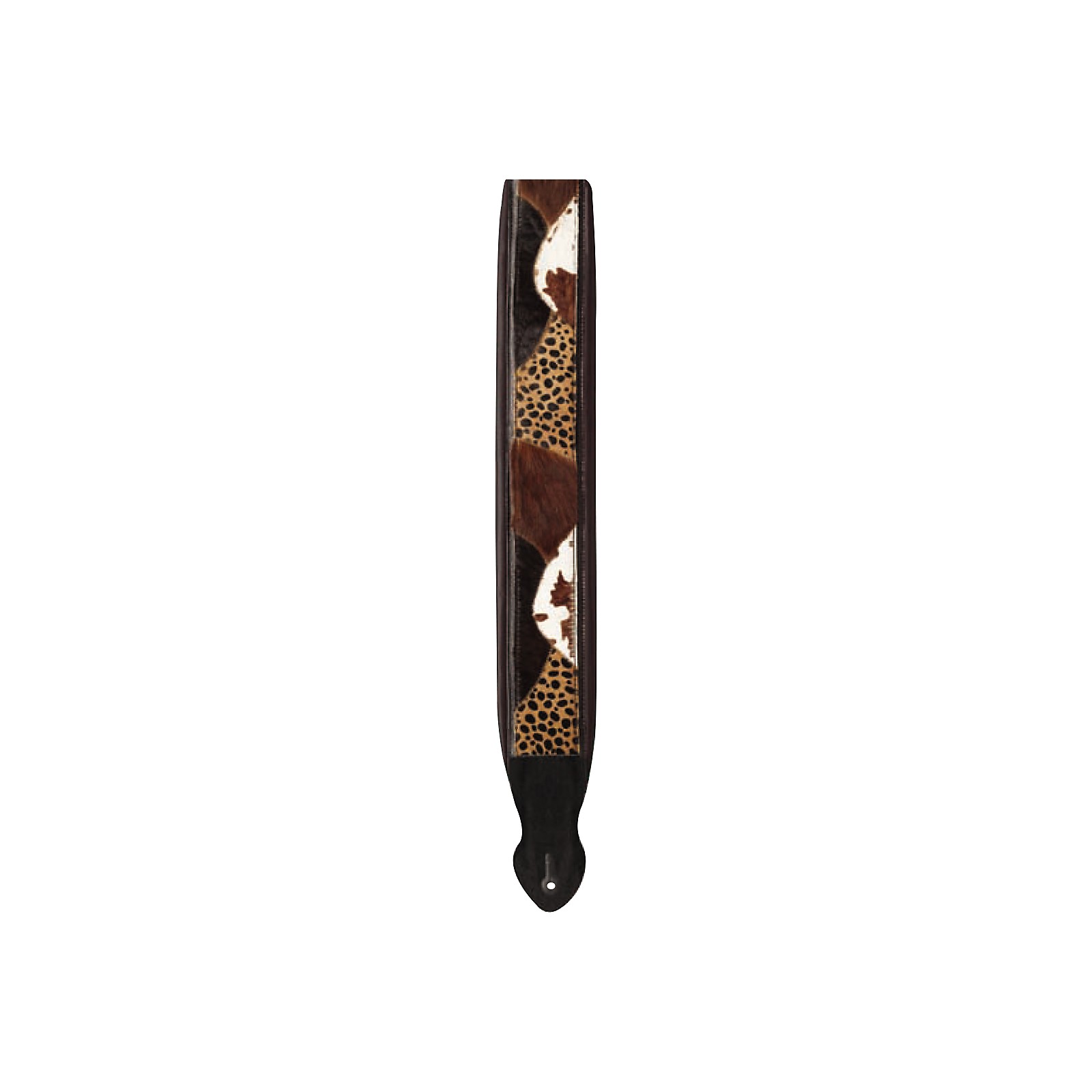 Onori Horsehair Cow Design Leather Guitar Strap Musician's Friend