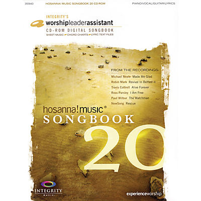 Integrity Music Hosanna! Music Songbook 20 Integrity Series CD-ROM Performed by Various