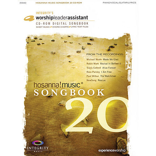 Integrity Music Hosanna! Music Songbook 20 Integrity Series CD-ROM Performed by Various