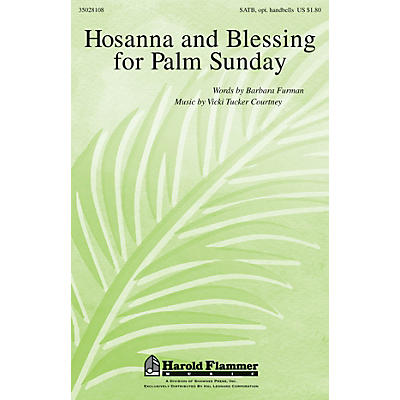 Shawnee Press Hosanna and Blessing for Palm Sunday SATB composed by Vicki Tucker Courtney