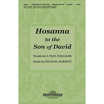 Shawnee Press Hosanna to the Son of David (SA(T)B with violin, clarinet, percussion, cello) SA(T)B by J. Paul Williams