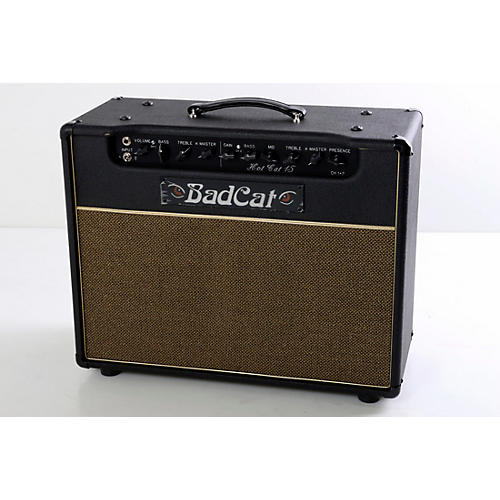 Bad Cat Hot Cat 15 15W 1x12 Guitar Tube Combo Amp Condition 3 - Scratch and Dent Black 194744928505
