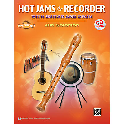 Alfred Hot Jams for Recorder (Book/CD)