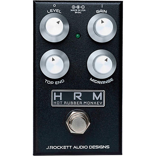 J.Rockett Audio Designs Hot Rubber Monkey V2 Overdrive Effects Pedal Black