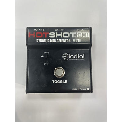 Radial Engineering Hotshot DM1 On-Stage Mic Mute Footswitch
