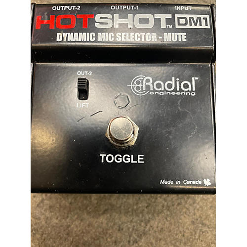 Radial Engineering Hotshot DM1 On-Stage Mic Mute Footswitch