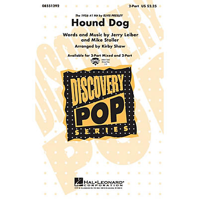 Hal Leonard Hound Dog 3-Part Mixed by Elvis Presley Arranged by Kirby Shaw