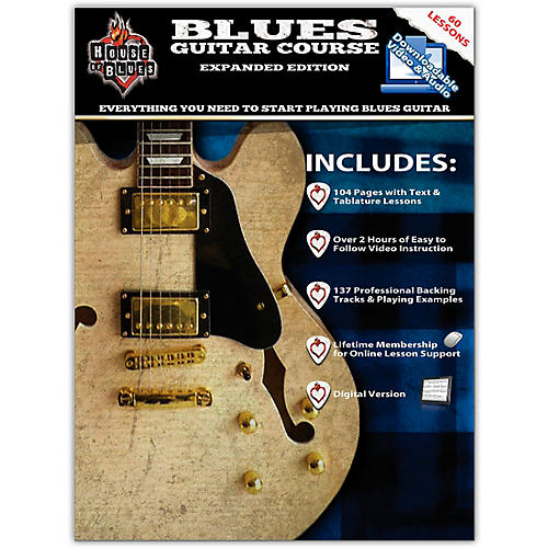 House Of Blues - Blues Guitar Course Expanded Edition Book/Online Audio