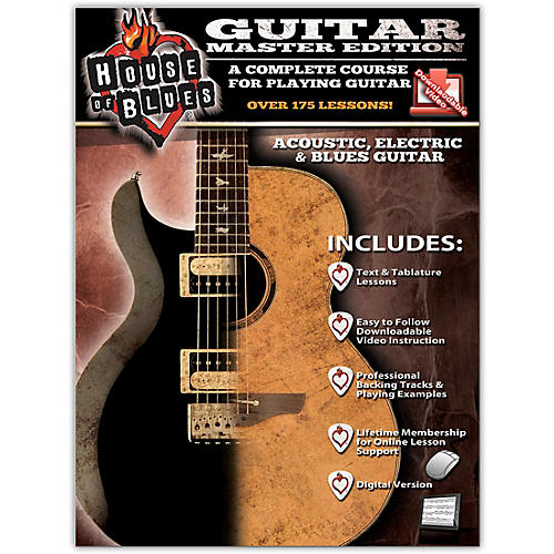 House of Blues Guitar Master Edition Book/Online Audio & Video