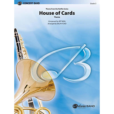 Alfred House of Cards (Theme) Concert Band Grade 3