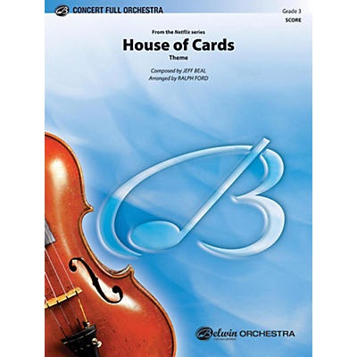 Alfred House of Cards (Theme) Full Orchestra Grade 3