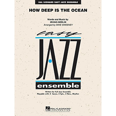Hal Leonard How Deep is the Ocean Jazz Band Level 2 Arranged by Michael Sweeney