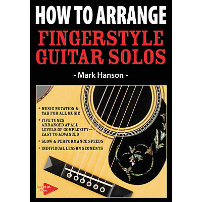 Music Sales How To Arrange Fingerstyle Guitar Solos (DVD)