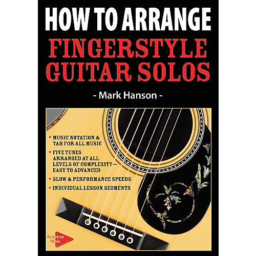 Music Sales How To Arrange Fingerstyle Guitar Solos (DVD)