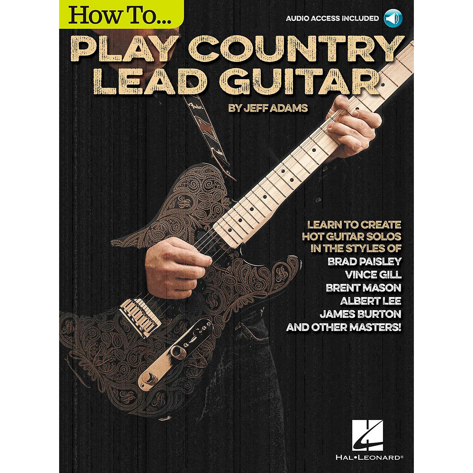 Hal Leonard How To Play Country Lead Guitar Book/Audio Online