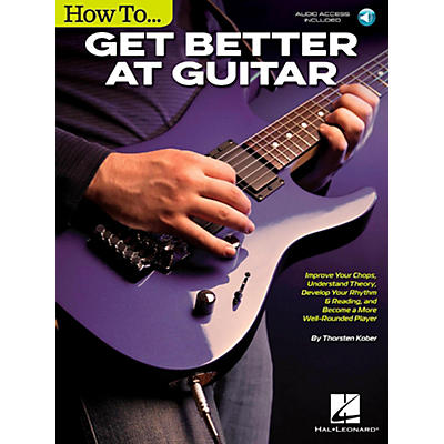 Hal Leonard How to Get Better at Guitar Book/Audio Online