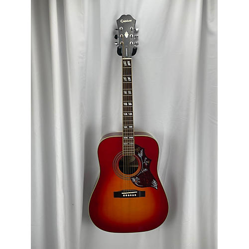 Epiphone Hummingbird Acoustic Guitar 2 Tone Sunburst