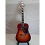 Used Epiphone Hummingbird Acoustic Guitar Candy Apple Red