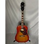 Used Epiphone Hummingbird Acoustic Guitar 2 Color Sunburst