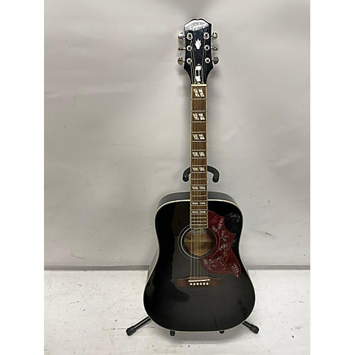 Epiphone Hummingbird Acoustic Guitar Ebony