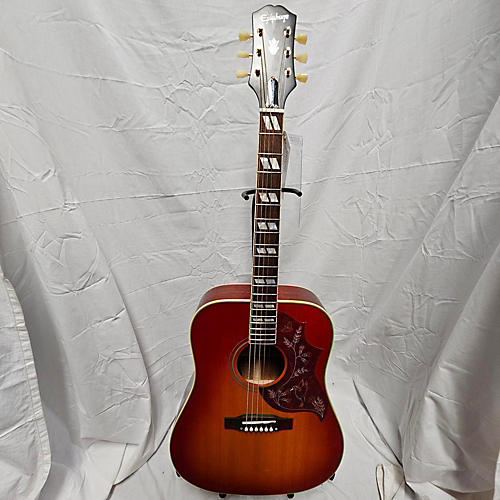 Epiphone Hummingbird Acoustic Guitar Cherry Sunburst