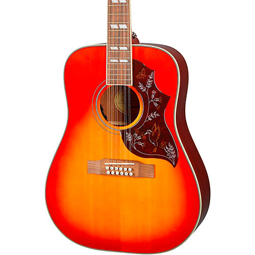 Epiphone Hummingbird PRO 12-String Acoustic-Electric Guitar Condition 2 - Blemished Faded Cherry 197881158132