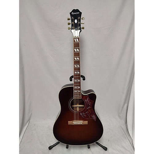 Epiphone Hummingbird Performer Pro Acoustic Electric Guitar 2 Color Sunburst