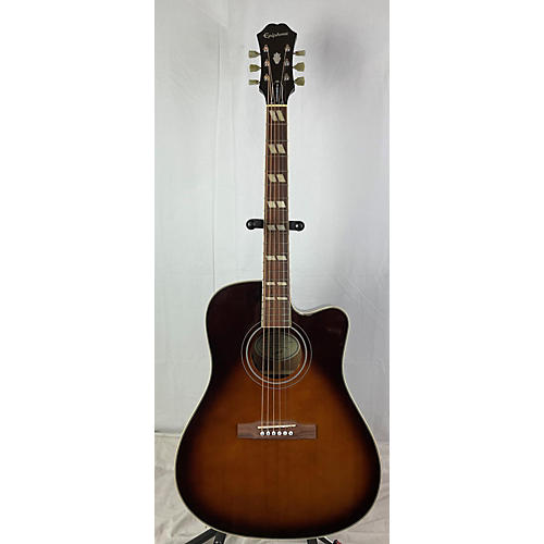 Epiphone Hummingbird Pro Acoustic Electric Guitar 2 Color Sunburst