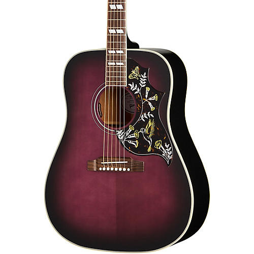 Gibson Hummingbird Standard Acoustic-Electric Guitar Purple Burst