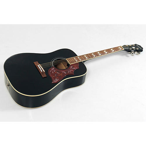 Epiphone Hummingbird Studio Acoustic-Electric Guitar Condition 3 - Scratch and Dent Ebony 197881147365