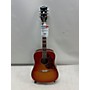 Used Epiphone Hummingbird Studio Acoustic Electric Guitar Faded Cherry