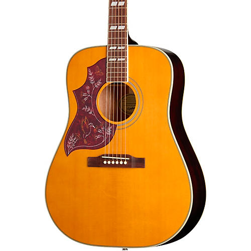Epiphone Hummingbird Studio Left-Handed Acoustic-Electric Guitar - Natural