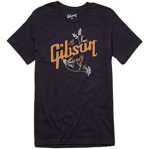 Gibson Hummingbird Tee Large Dark Gray