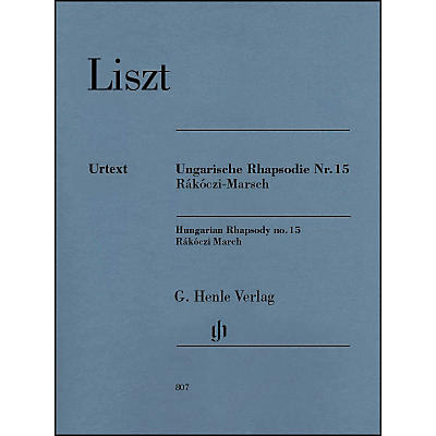 G. Henle Verlag Hungarian Rhapsody No. 15 (R¡koczi March) By Liszt