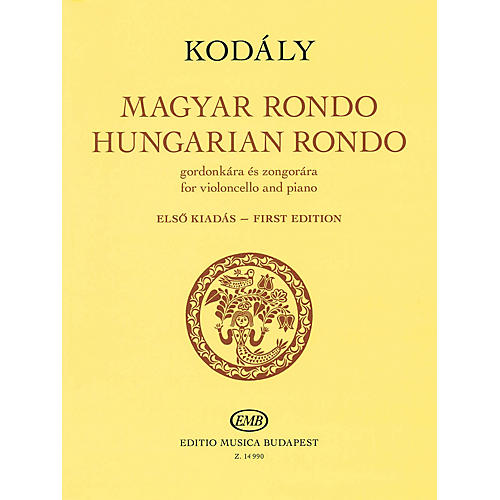 Editio Musica Budapest Hungarian Rondo (for Cello and Piano) EMB Series Softcover