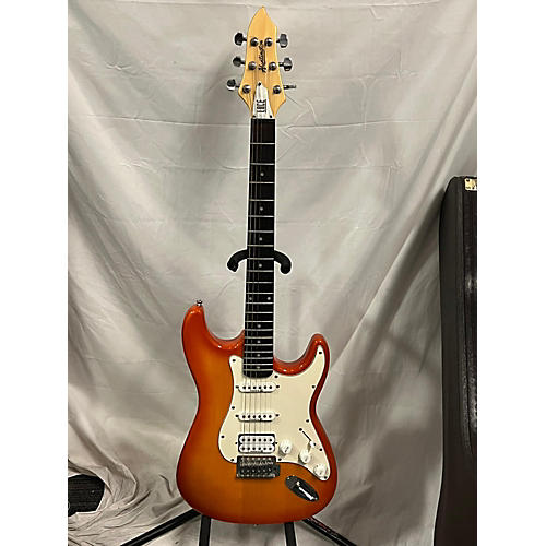 Lace Huntington Solid Body Electric Guitar Orange burst