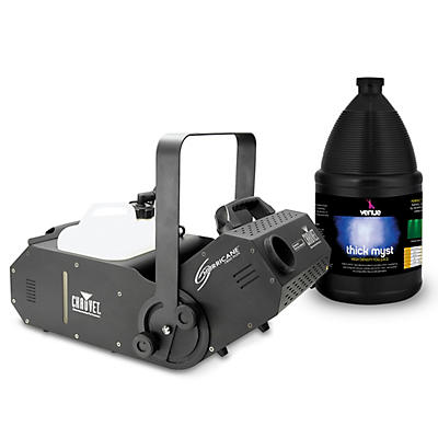 Chauvet Hurricane 1800 Flex Fog Machine With 1 Gallon Venue Thick Myst