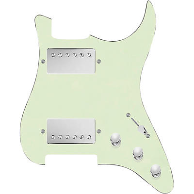 920D Custom Hushed and Humble HH Loaded Pickguard for Strat With Nickel Smoothie Humbuckers and S3W-HH Wiring Harness