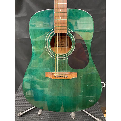 Hohner Hw300g Acoustic Guitar Emerald Green