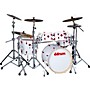 Ddrum Hybrid Acoustic-Electric 6-Piece Shell Pack White/Red
