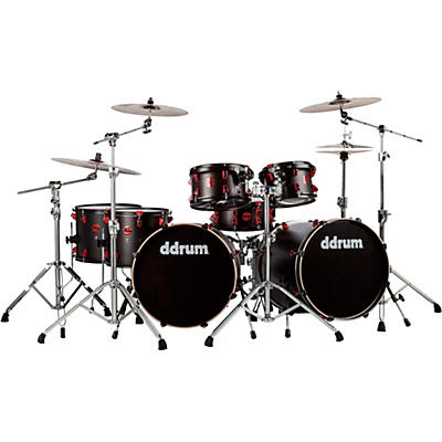 ddrum Hybrid Acoustic-Electric 7-Piece Double Bass Shell Pack