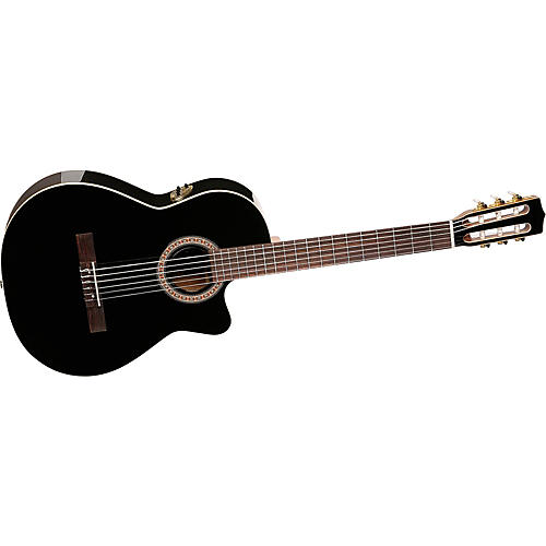 Hybrid CW Black Nylon String Guitar