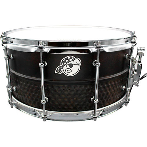 Pork Pie Hybrid Copper and Hammered Brass Snare Drum Condition 2 - Blemished 14 x 7 in. 197881329969