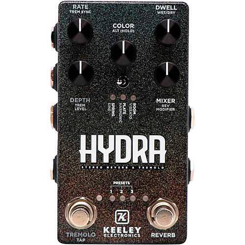 Keeley Hydra Stereo Reverb & Tremolo Effects Pedal Condition 1 - Mint Rich Blue