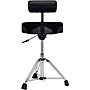 Open-Box Gibraltar Hydraulic 16 in. Cordura Saddle Drum Throne with Backrest Condition 1 - Mint
